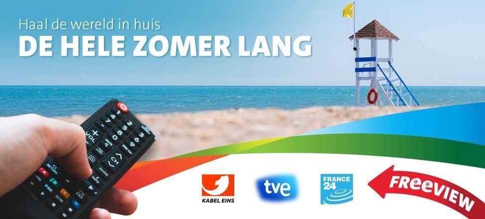 De hele zomer gratis buitenlandse zenders bij Kabelnoord