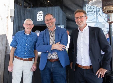 Andries Tiesma, Niek Geelhoed en Freerk Wind 