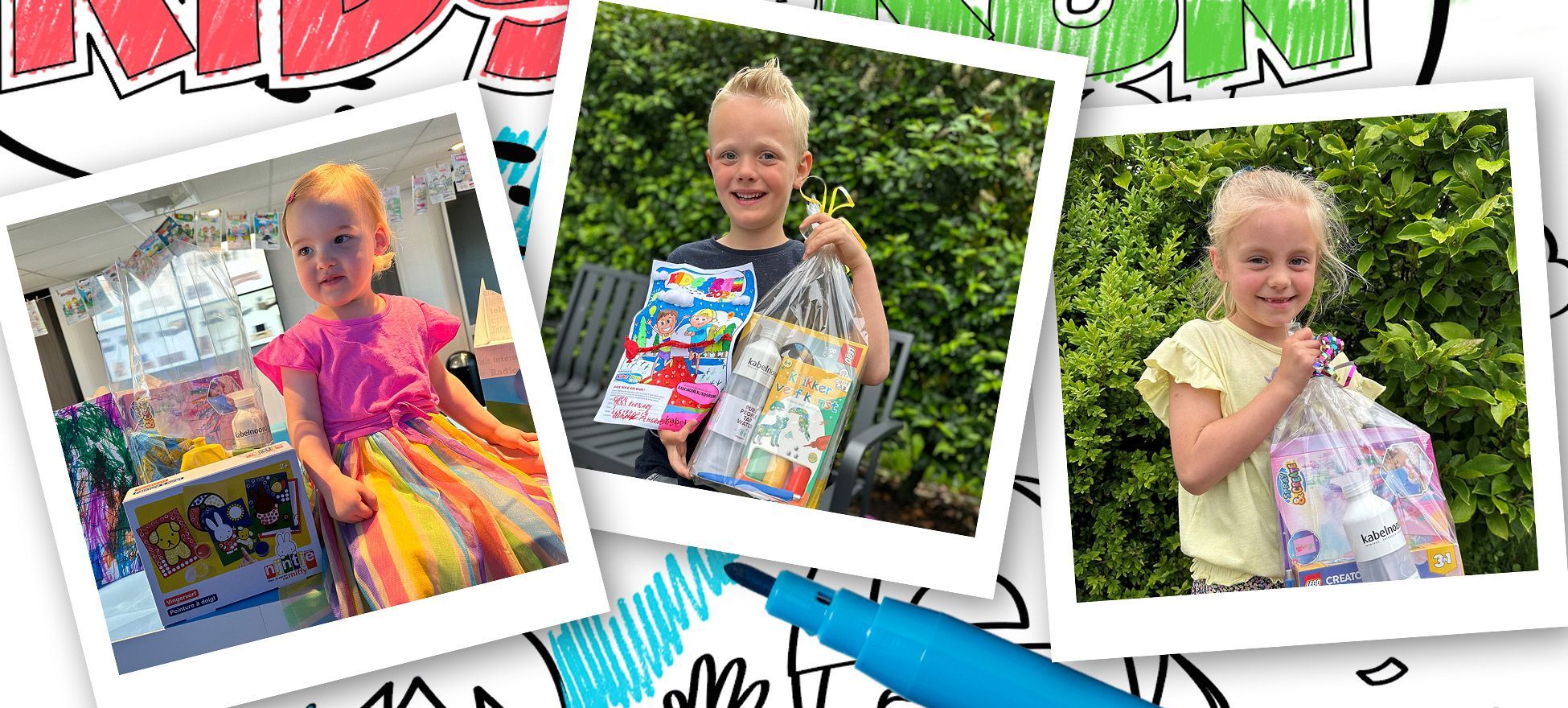 Winnaars van de Kabelnoord kleurwedstrijd in het zonnetje gezet