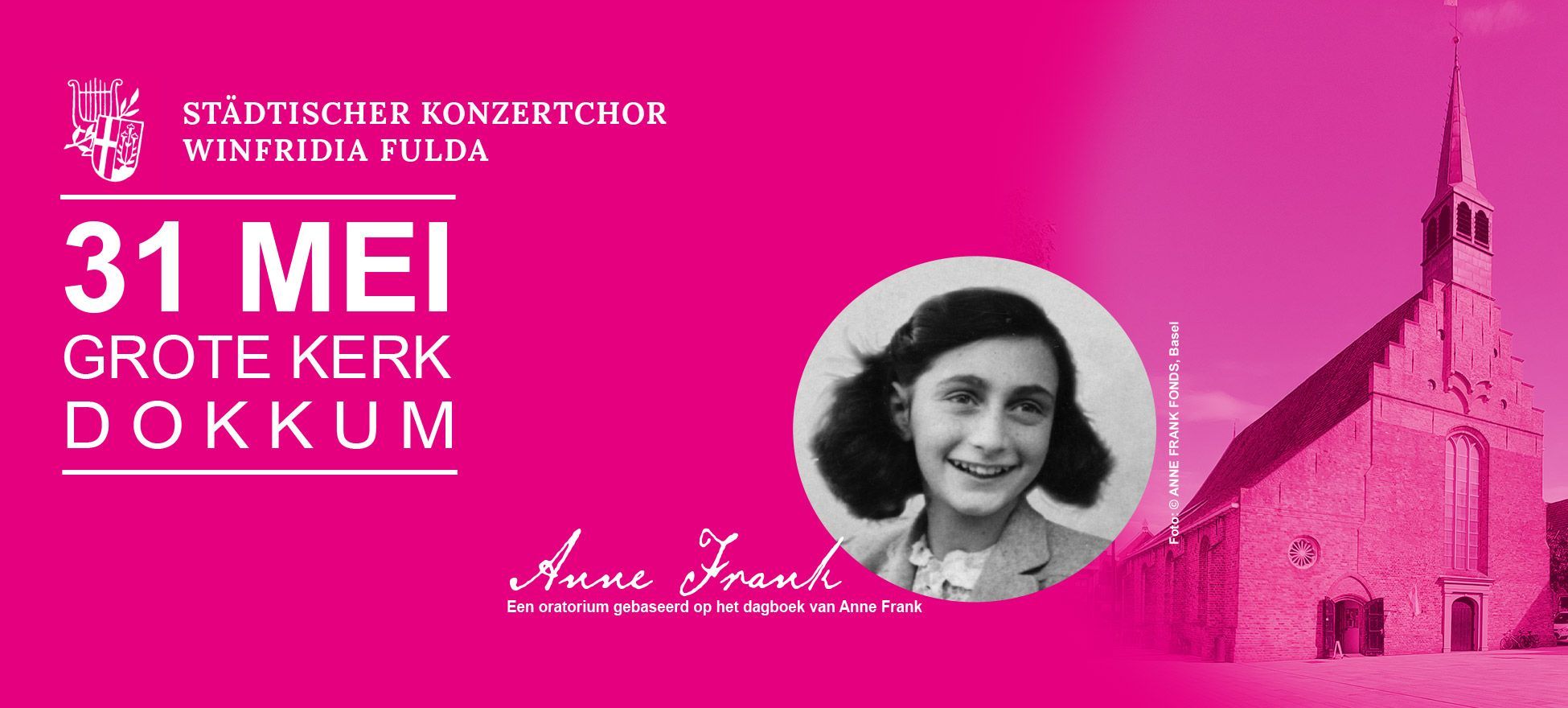 Maak kans op kaarten voor concert over Anne Frank