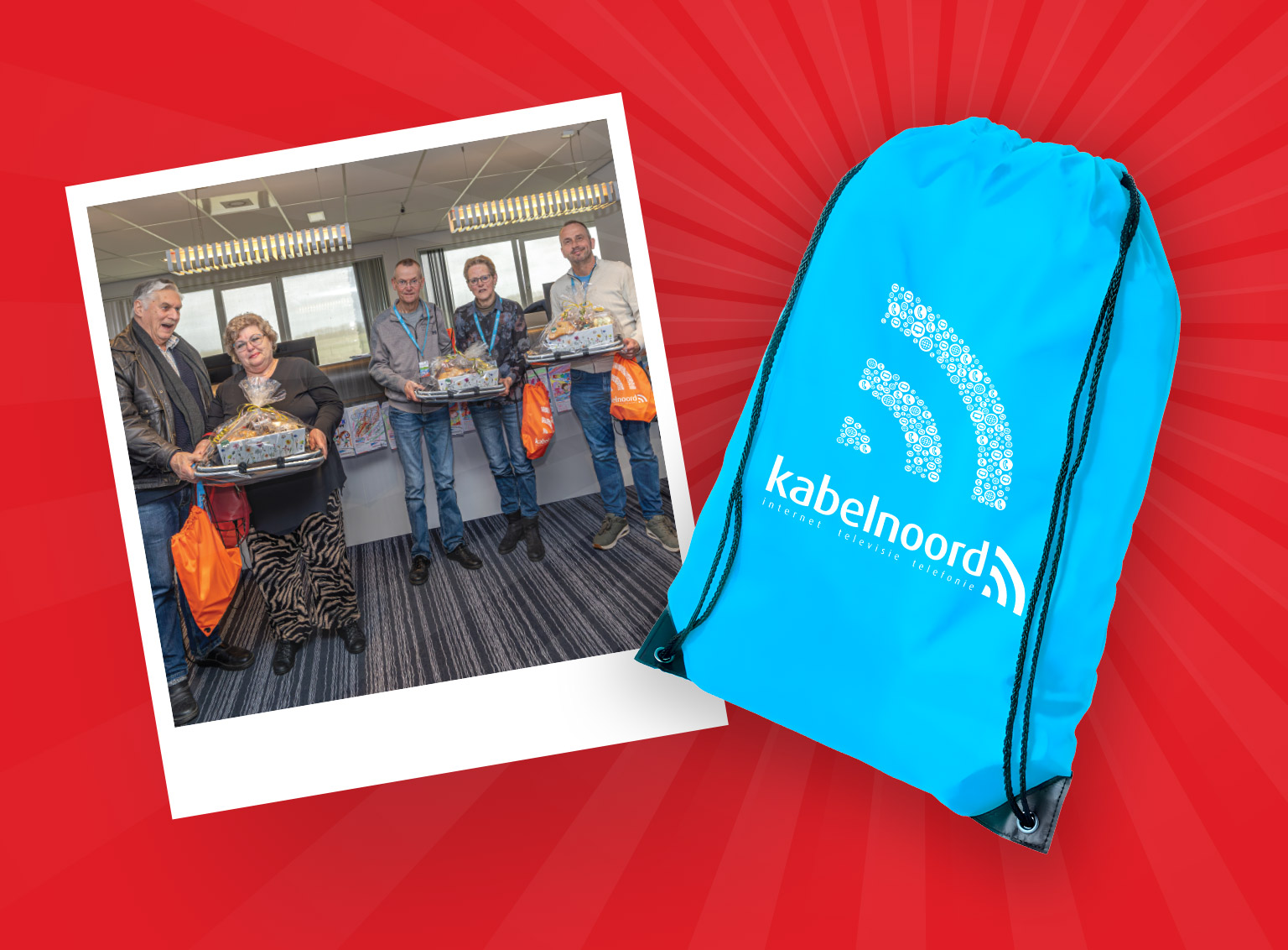 Winnaars ‘taske-actie’ in het zonnetje gezet