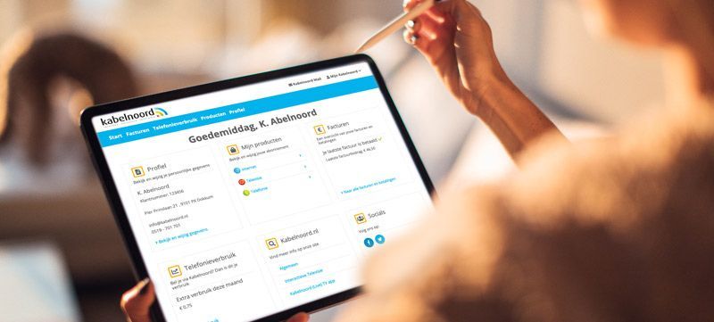 Inlogmethode Mijn Kabelnoord wordt vernieuwd Inlogmethode Mijn Kabelnoord wordt vernieuwd