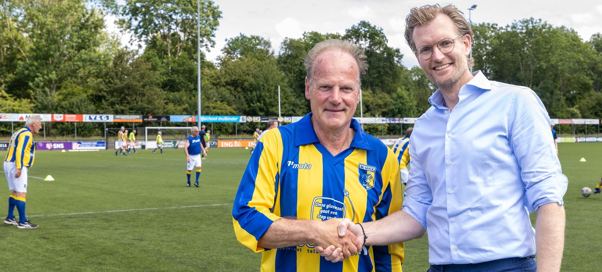 Old Stars Walking Football: Be Quick en Kabelnoord slaan de handen ineen