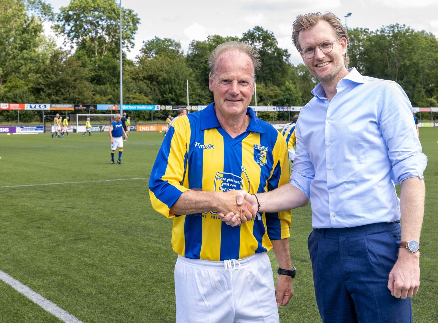 Old Stars Walking Football: Be Quick en Kabelnoord slaan de handen ineen