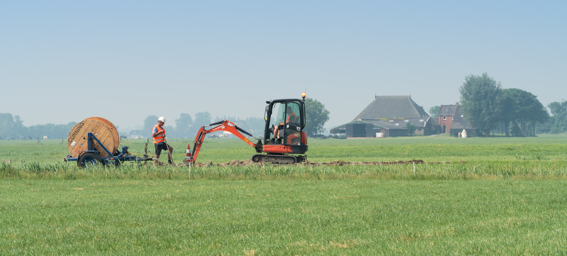 De verbinding was even weg. Onze inzet niet.