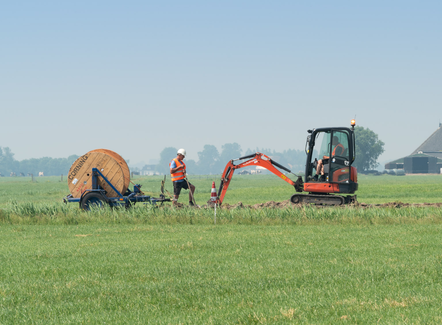 De verbinding was even weg. Onze inzet niet.